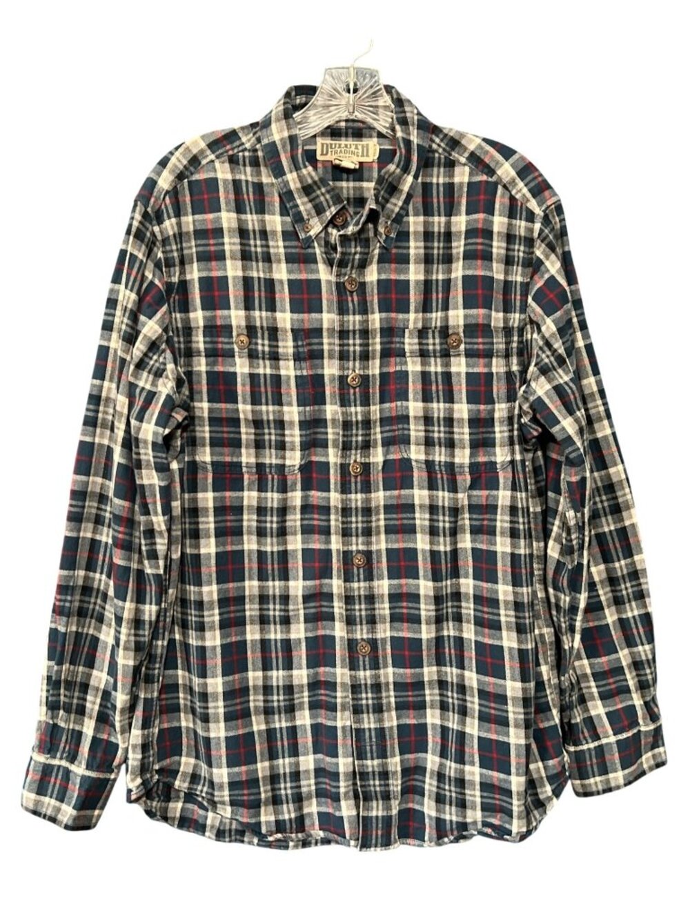 Duluth Trading Co Plaid Flannel Shirt